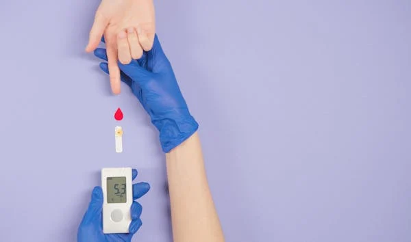 measuring the blood pressure 